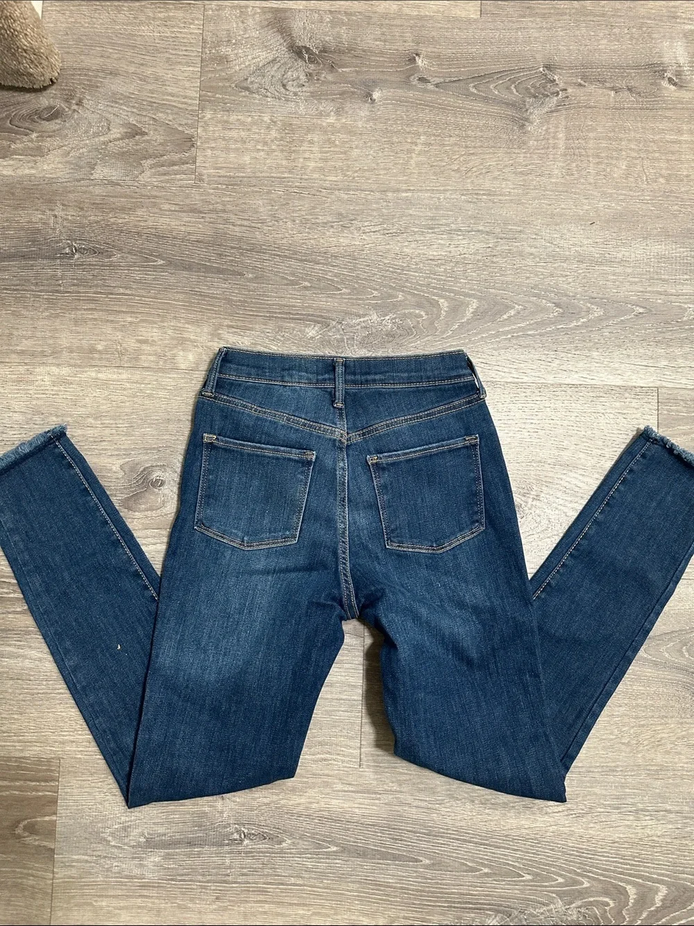 Old Navy Skinny Jeans Trio in Dark Blue, Mid Blue, Light Blue